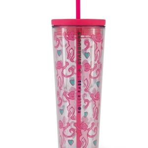 Roller Rabbit x Starbucks Tumbler with Straw